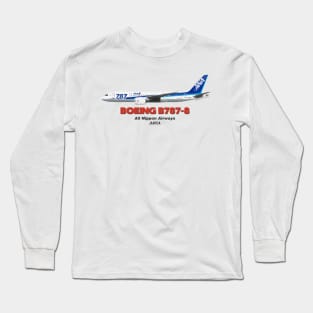 Boeing B787-8 - All Nippon Airways Long Sleeve T-Shirt